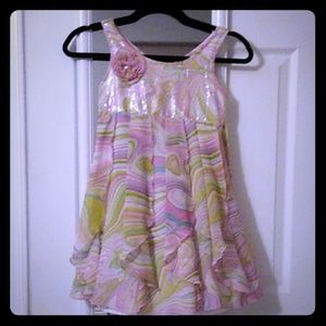 Biscotti swirly colorful dress